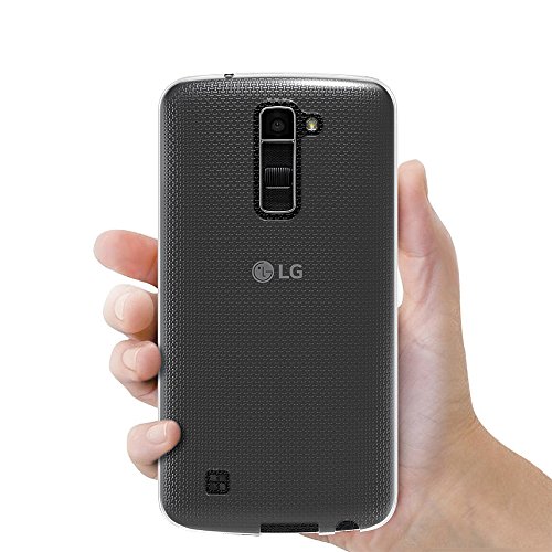 AICEK Funda LG K10  LG K10 Funda Transparente Gel Silicona LG K10 Premium Carcasa para LG K10