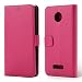 Produktbild Moto z Hülle, Aomo Moto z Hülle PU Leder Material [Karte Halter] [alle um Schutz] Viewing Messestand Flip Protective Magnetic Wallet Hülle Ständer Feature mit Card Slot Retro Flip Folio PU Leder schützende Telefon-Hülle Abdeckung für Moto z