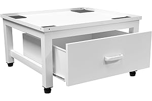 osoltus Stahl Sockel Untergestell Erhöhung für Waschmaschine oder Trockner, mit Schwingungsdämpfer SOFT STAND