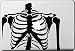 Produktbild NetsPower® Kreative Muster Design Vinyl Decal Sticker Abziehbild Abziehbilder Aufkleber Power-up Kunst Schwarz für Apple MacBook Pro/Air 13" 15" Zoll - Rib