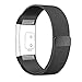 Produktbild Fitbit Charge 2 Uhrenarmband , PUGO TOP Milanaise Edelstahl Armbanduhren Watch Band Armband Für Fitbit Charge 2 Schwarz(Nicht Tracker einbeziehen)