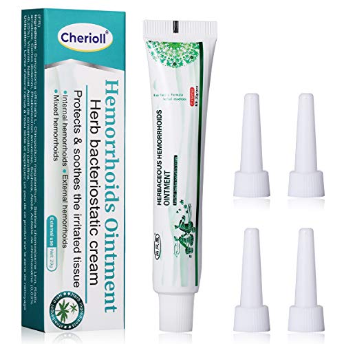 Emorroidi Crema di Trattamento, Crema per il trattamento delle emorroidi, Veloce sicuro efficace Emorroidari Sintomo Relief, Azione lubrificante, Rinfrescante, Protettiva e Calmante