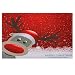 Produktbild Gulin Weihnachtlicher bedruckter Teppich, Rutschfeste Wasserdichte Badematte, Anzug für Wohnzimmer Schlafzimmer Home Decor