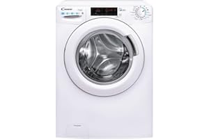 CANDY CSWS4128TWME-47, Lave-linge séchant, Smart Inverter, Pose libre, 12 Kg, 1400 RPM, Classe A, Blanc