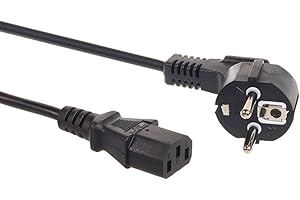 ‎MACLEAN Maclean MCTV-691 kabel sieciowy, zestyk ochronny na wtyczce urządzeń zimnych, kabel zasilający kabel 3-pinowy (1,5 m)