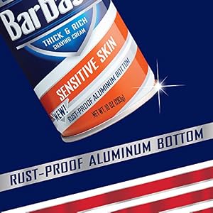 Barbasol Sensitive Skin Thick and Rich Shaving Cream, 10 Ounce - Image 4