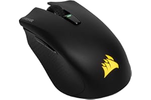 CORSAIR HARPOON WIRELESS RGB Lightweight FPS/MOBA Gaming Mouse – 10,000 DPI – 6 Programmable Buttons – Low-Latency Bluetooth – iCUE Compatible – PC, Mac, PS5, PS4, Xbox – Black
