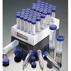 SLS Select SLS8103 Lot de 78 tubes de centrifugeuse conique sans DNase et sans rainures 10 x 96 cm Stérile 15 ml