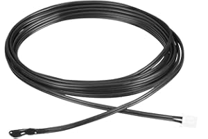 UXCELL sourcingmap 10K NTC Thermistor Probe 19.7 Inch Epoxy Sensitive Temperature Temp Sensor for Air Conditioner
