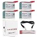 Produktbild Keenstone 4St. 3,7V 860mAh 25C Lipo-Akku mit JST-Stecker für MJX X200 X300 X400 X500 X800, Syma X56W X54HC X54HW, Skytech TK110, Sky Viper V705HD V950str, GoolRC 509G, JXD 509G, Heilbronzeil