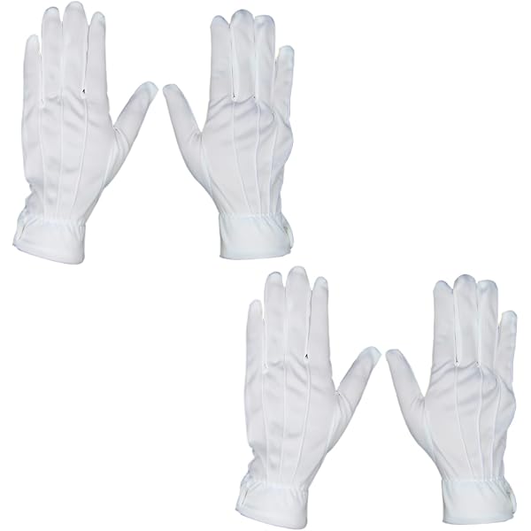 Guanti Cotone Camerieri Bianchi a 4,40
