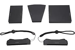 CUIFATI Confezione da 5 Connettori ABS 5 in 1 Custodia per Impugnatura Sinistra Destra, Solida Ed Ecologica, Durevole e di Lunga Durata, Progettata per Controller Joy-con Switch Ns