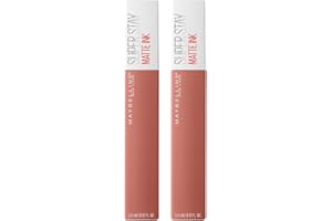 Maybelline New York SuperStay Matte Ink Lip Tint Résultat opaque et effet mat uniforme Durée environ 16h Couleur 65 Seductress - 2 Cosmetics