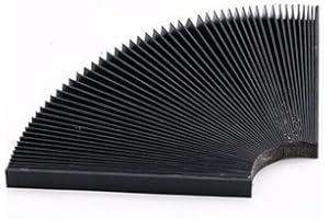 HOHOVYVY Fräsmaschine, flexibel, schützend, flach, Akkordeon-Faltenbalg-Abdeckung, Werkzeug (265 mm)
