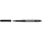 Faber-Castell Permanent Kalem S U&ccedil;, Siyah, Asetat Silgili, CD Cam Asetat ve D&uuml;z Y&uuml;zeyler İ&ccedil;in | Folyo, CD, cam, plastik ve me