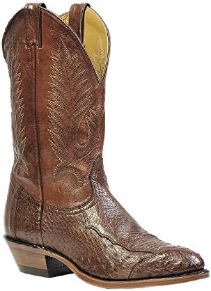 American Boots - Cowboy Exotic (Ostrich) BO-1505-72-E (Normal Walking) - Men - Brown