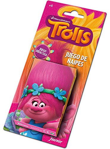 Book's Cover ofTrolls Baraja infantil Naipes Heraclio Fournier 1034791