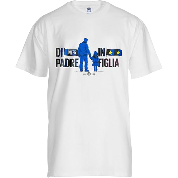 Maglia Interisti Neroblu Personalizzabile - Padre E Figlio/Figlia, T-shirt Ufficiale Da Calcio - Foto 4