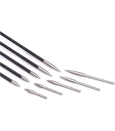 12pcs Punta Di Freccia Inserire Punte Delle Frecce In Acciaio Inox
