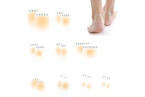 CQQNIU 18 Stück wasserdichte Hydrokolloid-Fußpflaster für Druck- und Reibungs-Fußschmerzpflaster zur Vorbeugung und Wiederherstellung von Blasen (9 Stile)