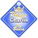 Crown Prince Charlie On Board Personalised Baby / Child Boys Car Sign