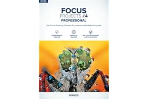 FRANZIS Focus projects 4 professional (Win & Mac): Die Focus-Stacking-Software für professionelle Makrofotografie