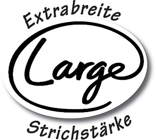 BIC Kugelschreiber Cristal large / 50 Kulis in Blau / Strichstärke 0,6 mm – breit / Dokumentenecht - 4