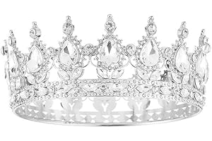 XFSRG Elegante Diademe Krone Damen Strass Kristall Tiara für Hochzeiten und besondere Anlässe Luxuriöse Kronen für Frauen
