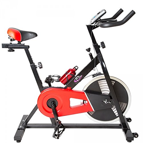 TecTake Indoor Cycling Fitness Bike Ergometer Fahrrad Rad Heimtrainer mit Computer - 5