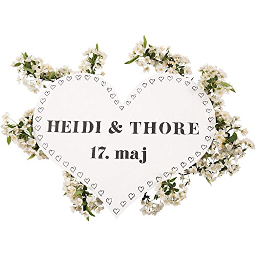 Herz, Größe 50×40 cm, Dicke 5 cm, MDF, 1Stck. - 4