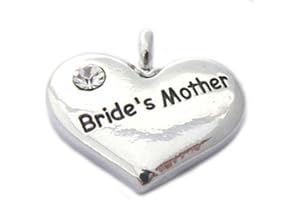 OCCASIONS EMPORIUM Brides Mother Heart Charm - Silver Plated