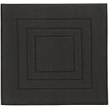 Vossen Feeling 1100540790 - Alfombra de baño (60 x 60 cm), color negro