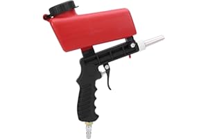 FAFEICY Machine de Sablage Pneumatique, Pistolet de Sablage Portatif Réglable Industriel avec Pot de Matériau de Grande Capacité pour L'Industrie Manufacturière et la Maintenance Automobile