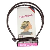 JUSTFOX - Frisurenhilfe Haarreif mit Haarband in Braun
