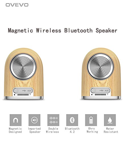 Rugum Ovevo Kabellose Bluetooth Lautsprecher,Tragbarer Magnetishce Wasserdichte Außenlautsprecher mit Stereo-System, Super Bass, Eingebautem Mikrofon für Smartphone, Handy, Laptop, Computer Rugum Ovevo Kabellose Bluetooth Lautsprecher,Tragbarer Magnetishce Wasserdichte Außenlautsprecher mit Stereo-System, Super Bass, Eingebautem Mikrofon für Smartphone, Handy, Laptop, Computer