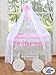 My Sweet Baby Deluxe Drape Wicker Crib Bellamy (Pink)