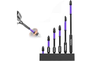 AINID Broca magnética de alta dureza y fuerte, kit de brocas magnéticas D1 súper fuertes mejoradas 2024 (1 juego de 6 piezas)