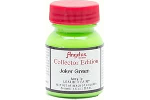 Angelus Collector Edition Couleur cuir Sneakers Chaussures Cuir Portefeuille Fauteuil Coloré 29,5 ml (Joker Green)