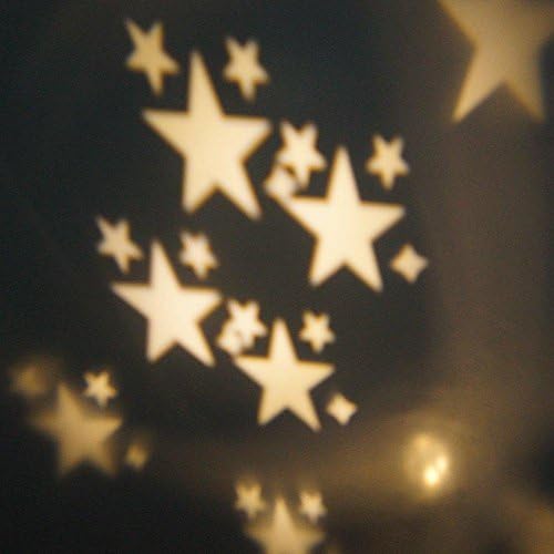KRISMILEN Projector Lights Waterproof Moving Star LED Landscape Lamp Christmas Holiday Home Party Warm White /White , warm white