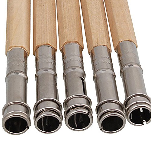 Hrph 5pcs Zeichnung Bleistift Extender Geräte Verlängerte Carbonstangen Clip Lengthening Bar-Bleistift-Skizze-Kunst - 5