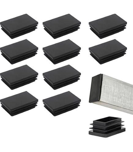 Lamellenstopfen für Vierkantrohr 100x50 mm außen Stopfen 50 Stück