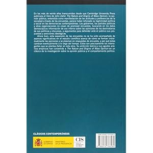 Naturaleza y los orígenes de la opinión pública (Clásicos Contemporáneos)