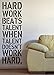 Produktbild spb87 Hard Work Beats Talent, wenn Talent nicht Arbeit HartSport Crossfit Fit Workout Gym Fitness Motivation Zitat Wand Vinyl Aufkleber Aufkleber Art Decor DIY
