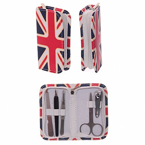 Union Jack UK Flag Manicure Set by lotusandlime