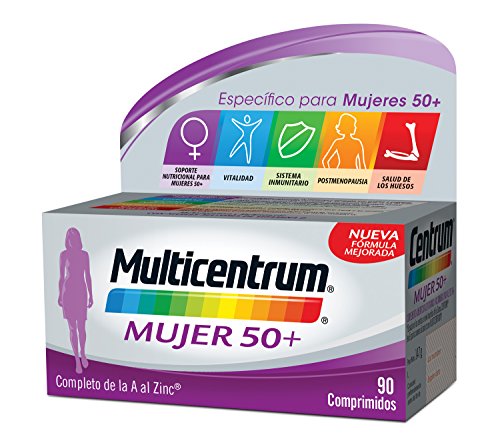 Multicentrum Complemento Alimenticio con Vitaminas Mujer 50+ - 90 Unidades