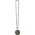 Beistle 50270 Beads with Pirate Coin Medallion, Plastic, Black/Gold