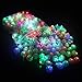 Produktbild Rolin Roly 100 Stück LED Ballons Lichter Runde kugel Plastic Mini Round Ball für Party Halloween Weihnachten Dekoration (Bunt)
