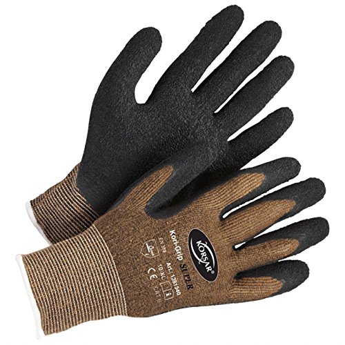 Montagehandschuhe Transporthandschuhe Kori-Grip Super braun-schwarz - Größe 9