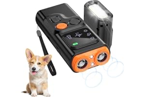 BUBBACARE Anti Barking Device,4 Modes Ultrasonic Dog Repeller,Auto Dog Barking Deterrent Devices,Rechargeable stop dogs barking device,Anti Bark Device for Dogs,3 In 1 dog barking control device,Safe In/Outdoor