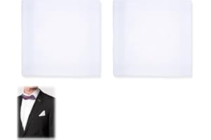 Aidi Handkerchief, 2 Pack Cotton Handkerchiefs, handkerchiefs for men cotton White Handkerchief pocket mens hankies square Soft Cotton Pocket Hanks for Children's Sweat Towel, Family Bedding